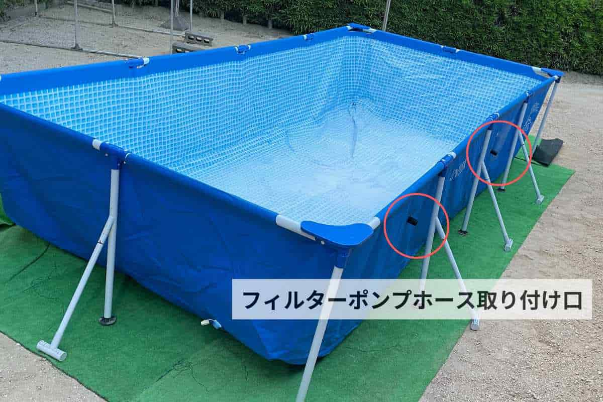 循環ポンプ取り付け位置写真